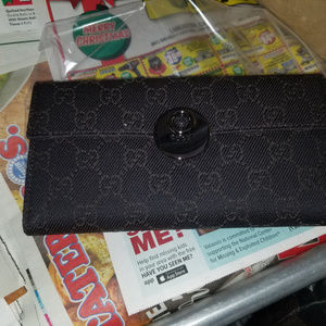 Gucci Monogram canvas Long French wallet